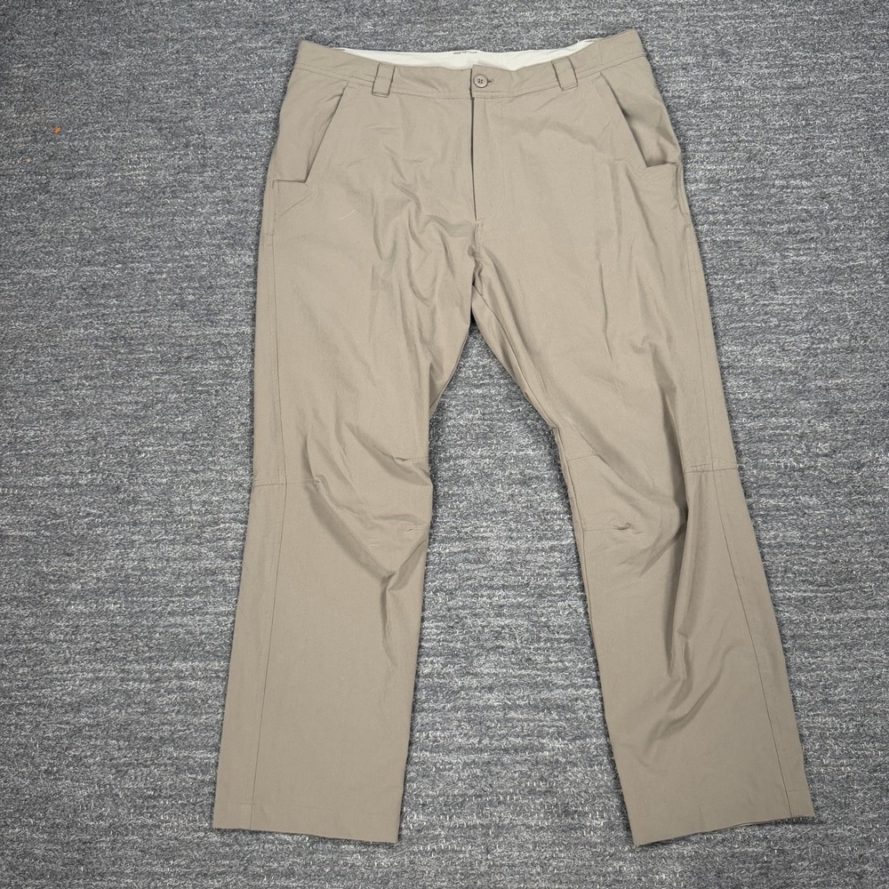 Rohan Escapers Pants Men 36 Beige Stretch Hike Walk Outdoor Trail Nature Outdoor